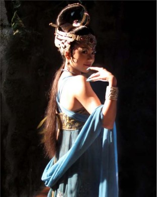 2011年中劇《西遊記》中趙文琪所飾蠍子精。圖片來源 小編表示這個蠍子精我可以