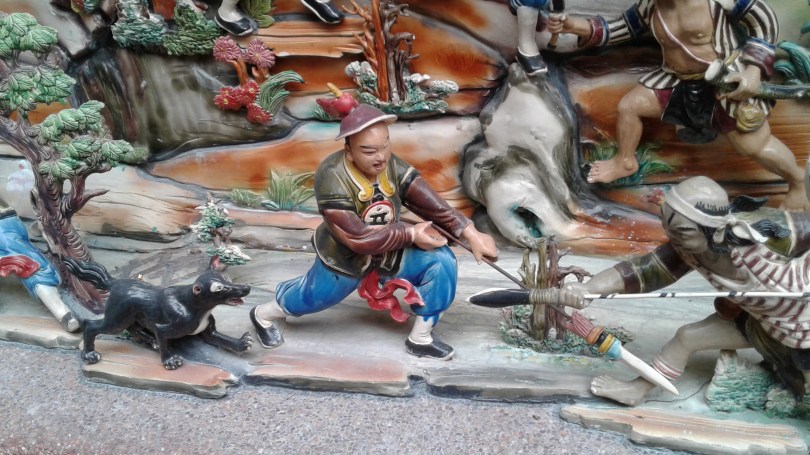 廟中交趾燒講述的七將軍故事。Mr.Namaste攝