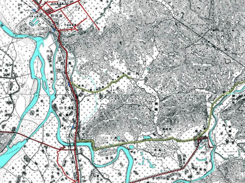 1926文山一帶地形圖(圖片來源)