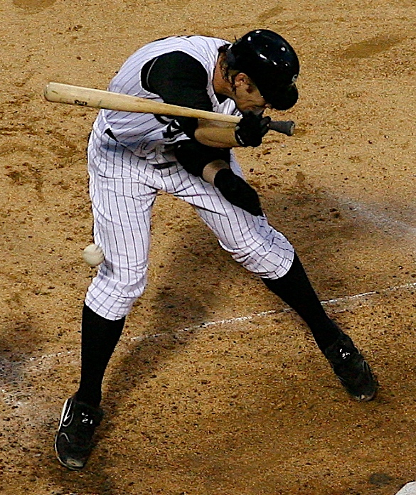 Hit by pitch joe crede.JPG